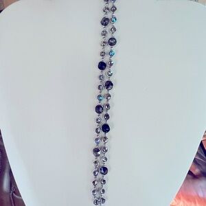 Touchstone Crystal Glam Bracelet, Black